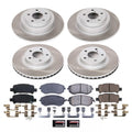 Power Stop 02-04 Subaru Legacy Front and Rear Semi-Coated Rotor Kit
