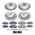 Power Stop 07-17 Jeep Wrangler Front and Rear Semi-Coated Rotor Kit