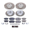 Power Stop 07-10 Ford Edge Front and Rear Semi-Coated Rotor Kit