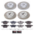 Power Stop 08-13 Volvo C30 Front and Rear Semi-Coated Rotor Kit