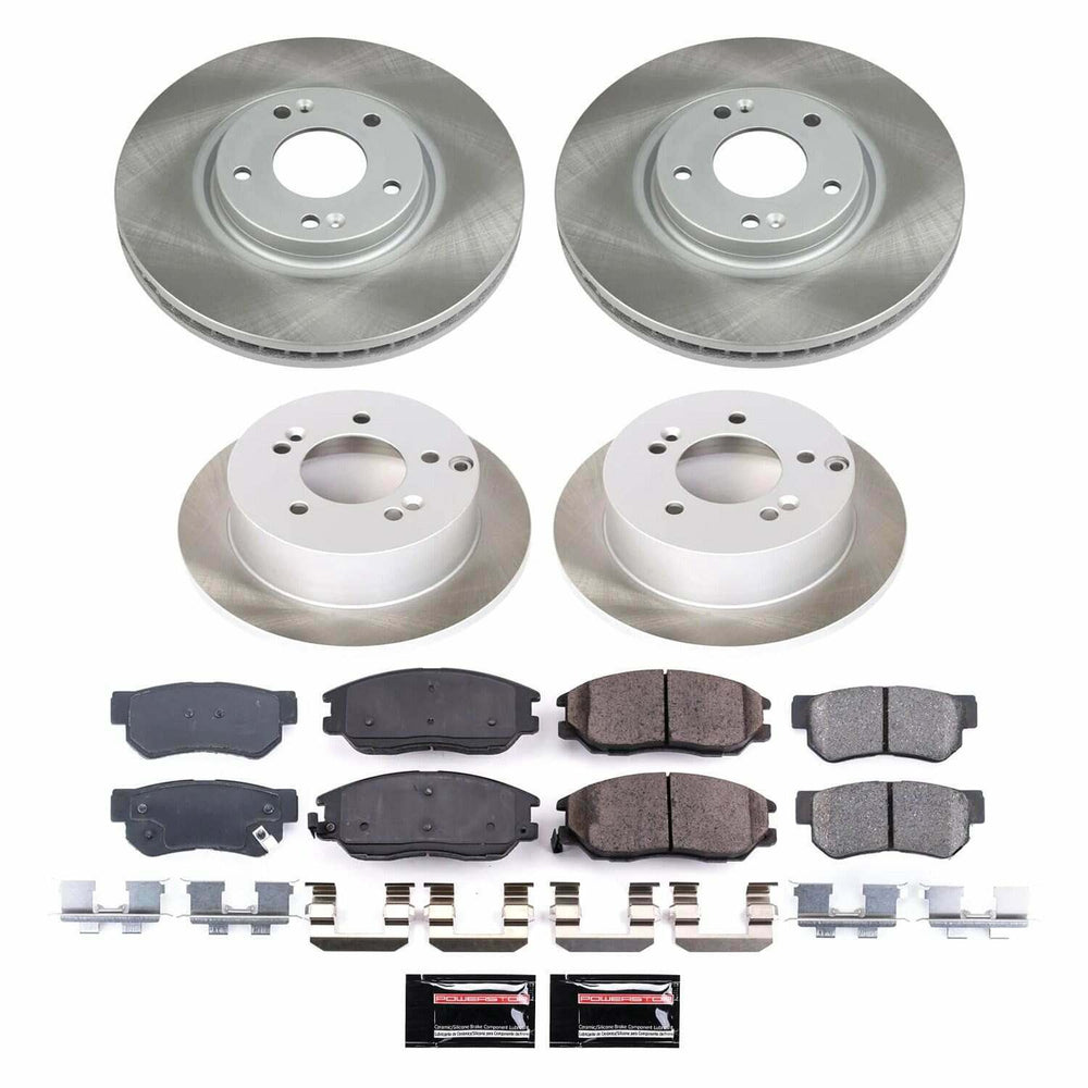Power Stop 03-05 Hyundai XG350 Front and Rear Semi-Coated Rotor Kit
