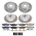 Power Stop 2003 Dodge Durango Front and Rear Semi-Coated Rotor Kit