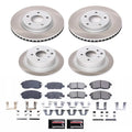 Power Stop 07-12 Nissan Sentra Front and Rear Semi-Coated Rotor Kit