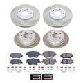 Power Stop 11-15 Hyundai Sonata Front and Rear Semi-Coated Rotor Kit