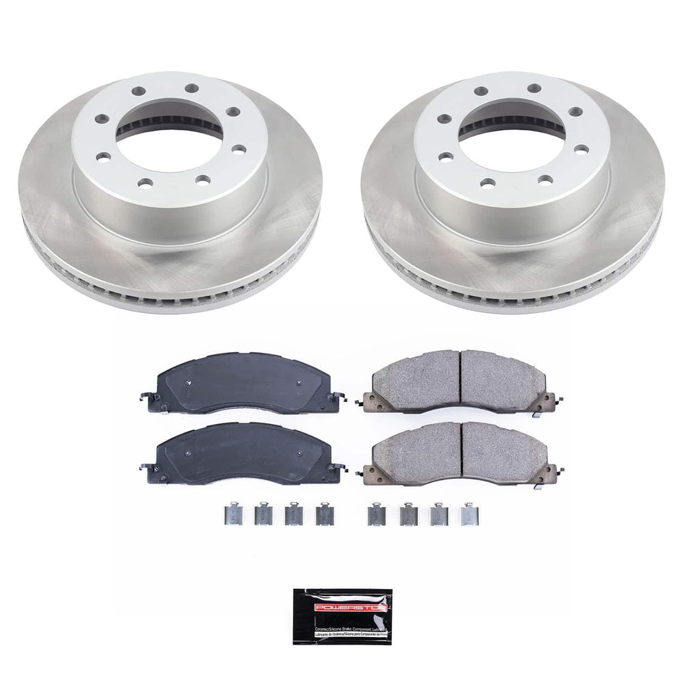 Power Stop 11-18 Ram 3500 Front Semi-Coated Rotor Kit