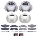 Power Stop 01-02 Dodge Ram 2500 Front and Rear Semi-Coated Rotor Kit