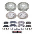 Power Stop 11-13 Chevrolet Impala Front and Rear Semi-Coated Rotor Kit