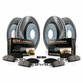 Power Stop 10-17 Chevrolet Equinox Front and Rear Semi-Coated Rotor Kit