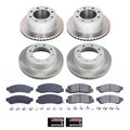 Power Stop 10-11 Ford F-250 Super Duty Front and Rear Semi-Coated Rotor Kit