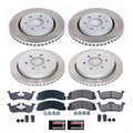 Power Stop 10-17 Ford Expedition Front and Rear Semi-Coated Rotor Kit