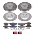 Power Stop 11-19 Ford Explorer Front and Rear Semi-Coated Rotor Kit