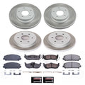 Power Stop 12-15 Nissan Armada Front and Rear Semi-Coated Rotor Kit