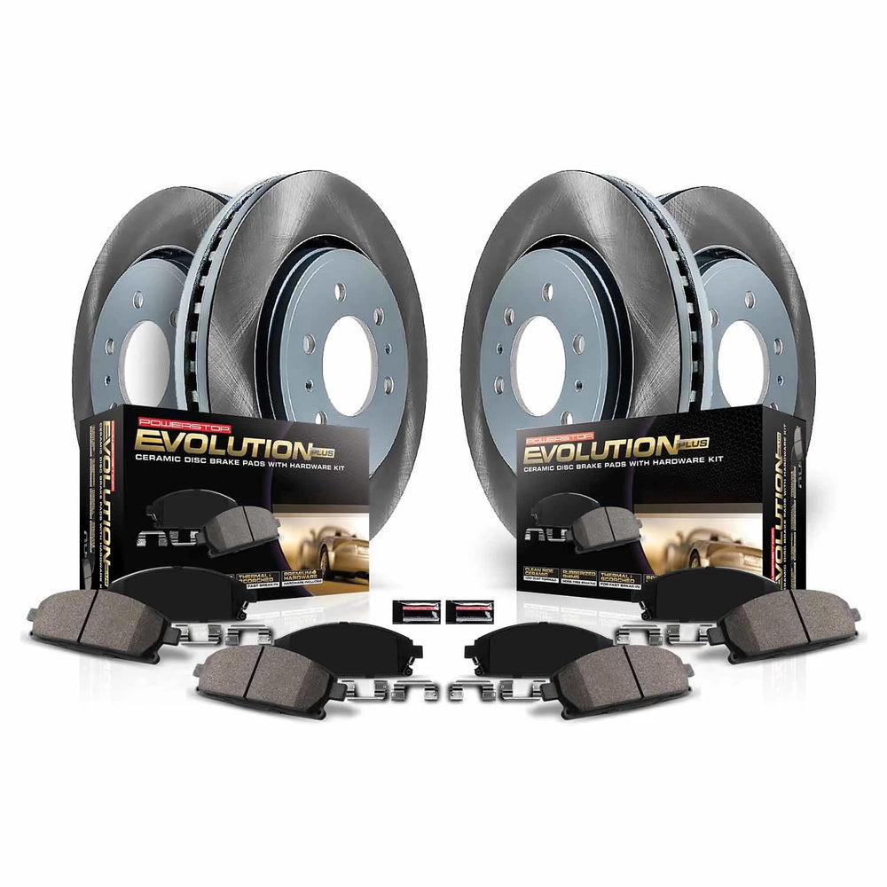 Power Stop 07-12 Mazda CX-7 Front and Rear Semi-Coated Rotor Kit