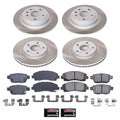 Power Stop 09-14 Acura TL Front and Rear Semi-Coated Rotor Kit