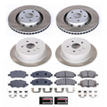 Power Stop 09-16 Toyota Venza Front and Rear Semi-Coated Rotor Kit