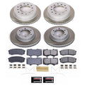 Power Stop 10-22 Lexus GX460 Front and Rear Semi-Coated Rotor Kit
