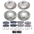 Power Stop 07-09 Kia Sorento Front and Rear Semi-Coated Rotor Kit