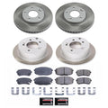 Power Stop 10-13 Kia Forte Front and Rear Semi-Coated Rotor Kit