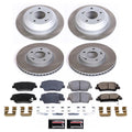 Power Stop 10-12 Hyundai Santa Fe Front and Rear Semi-Coated Rotor Kit