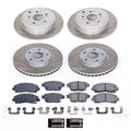 Power Stop 12-14 Honda Ridgeline Front and Rear Semi-Coated Rotor Kit