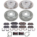 Power Stop 06-09 Land Rover Range Rover Sport Front and Rear Semi-Coated Rotor Kit