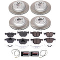 Power Stop 11-12 BMW 335i xDrive Front and Rear Semi-Coated Rotor Kit