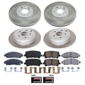 Power Stop 12-15 Honda Pilot Front and Rear Semi-Coated Rotor Kit