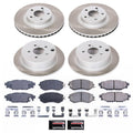 Power Stop 12-16 Subaru Impreza Front and Rear Semi-Coated Rotor Kit