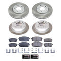 Power Stop 09-12 Hyundai Elantra Front and Rear Semi-Coated Rotor Kit