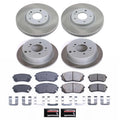 Power Stop 10-15 Hyundai Tucson Front and Rear Semi-Coated Rotor Kit