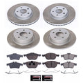 Power Stop 13-17 Ford C-Max Front and Rear Semi-Coated Rotor Kit