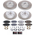 Power Stop 2013 Infiniti JX35 Front and Rear Semi-Coated Rotor Kit