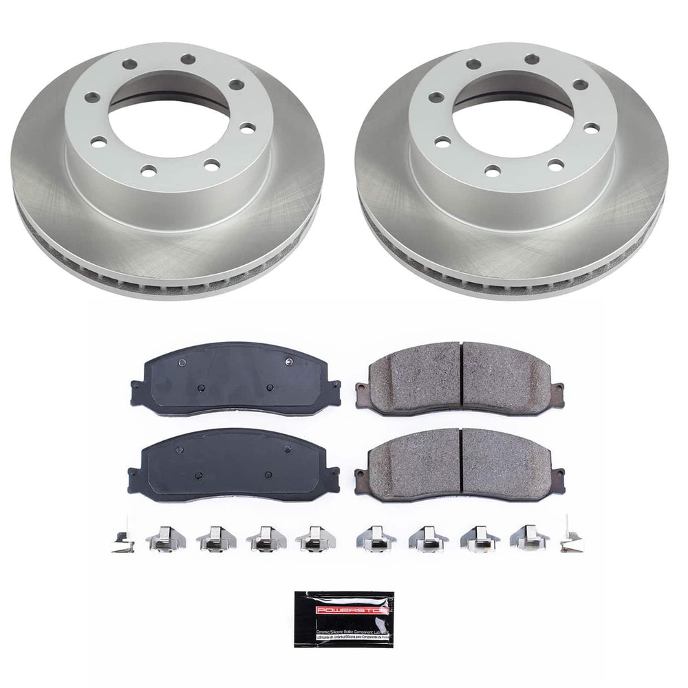 Power Stop 2012 Ford F-350 Super Duty Front Semi-Coated Rotor Kit