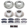 Power Stop 2012 Ford F-250 Super Duty Front and Rear Semi-Coated Rotor Kit