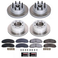 Power Stop 12-22 Ford F-250 Super Duty Front and Rear Semi-Coated Rotor Kit