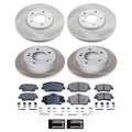 Power Stop 14-16 Kia Forte Koup Front and Rear Semi-Coated Rotor Kit