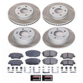 Power Stop 14-16 Kia Soul Front and Rear Semi-Coated Rotor Kit