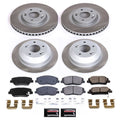 Power Stop 13-16 Hyundai Santa Fe Front and Rear Semi-Coated Rotor Kit