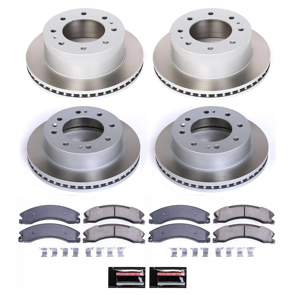 Power Stop 15-19 Chevrolet Silverado 2500 HD Front and Rear Semi-Coated Rotor Kit