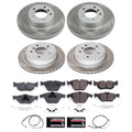 Power Stop 13-15 BMW X1 Front and Rear Semi-Coated Rotor Kit