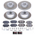 Power Stop 16-20 Kia Sorento Front and Rear Semi-Coated Rotor Kit