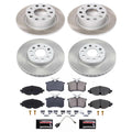 Power Stop 2015 Volkswagen Golf Front and Rear Semi-Coated Rotor Kit