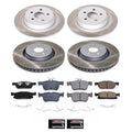 Power Stop 16-18 Lincoln MKX Front and Rear Semi-Coated Rotor Kit
