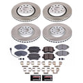 Power Stop 13-16 Volkswagen CC Front and Rear Semi-Coated Rotor Kit
