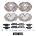 Power Stop 16-19 Subaru Legacy Front and Rear Semi-Coated Rotor Kit