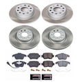 Power Stop 15-20 Volkswagen Passat Front and Rear Semi-Coated Rotor Kit