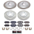 Power Stop 14-16 Kia Optima Front and Rear Semi-Coated Rotor Kit