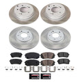 Power Stop 16-19 Hyundai Sonata Front and Rear Semi-Coated Rotor Kit