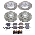 Power Stop 16-18 Audi Q3 Front and Rear Semi-Coated Rotor Kit
