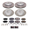 Power Stop 2019 Buick LaCrosse Front and Rear Semi-Coated Rotor Kit